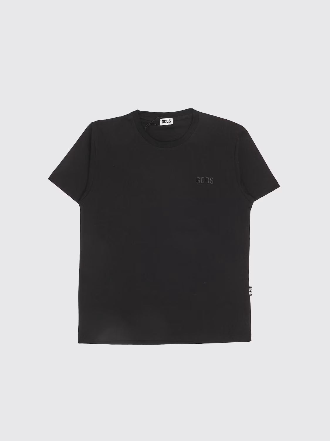 T-SHIRT NERA CON LOGO NERO GCDS