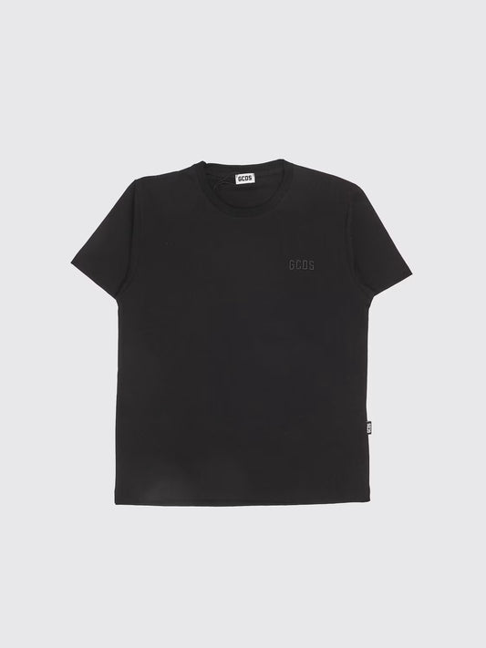 T-SHIRT NERA CON LOGO NERO GCDS