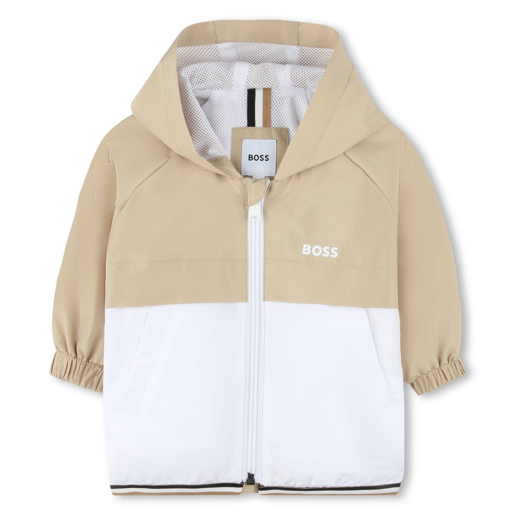 GIACCA A VENTO BEIGE/BIANCA HUGO BOSS - Angel Luxury