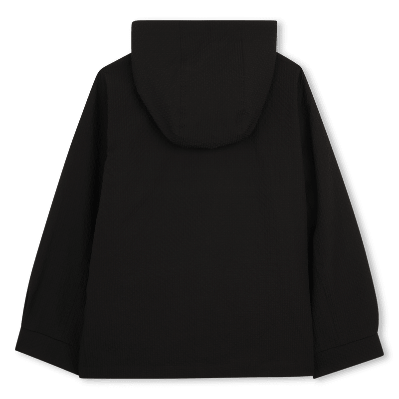 GIACCA ANTIVENTO NERA CON LOGO BIANCO MARC JACOBS - Angel Luxury