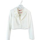 GIACCA BLAZER CON PLACCA LOGO MISS BLUMARINE - Angel Luxury