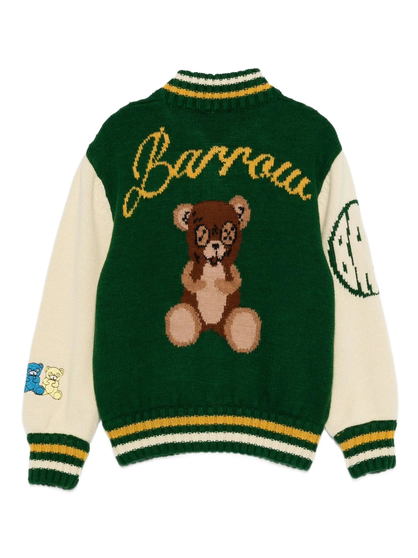 GIACCA BOMBER IN LANA BICOLORE BARROW - Angel Luxury