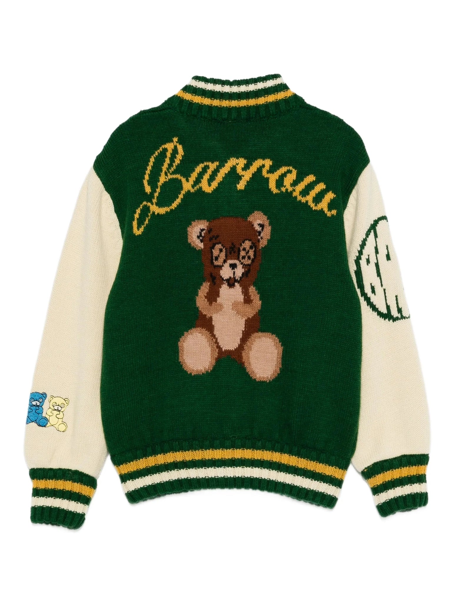 GIACCA BOMBER IN LANA BICOLORE BARROW - Angel Luxury