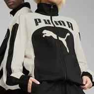 GIACCA CON ZIP NERA - BIANCA PUMA - Angel Luxury