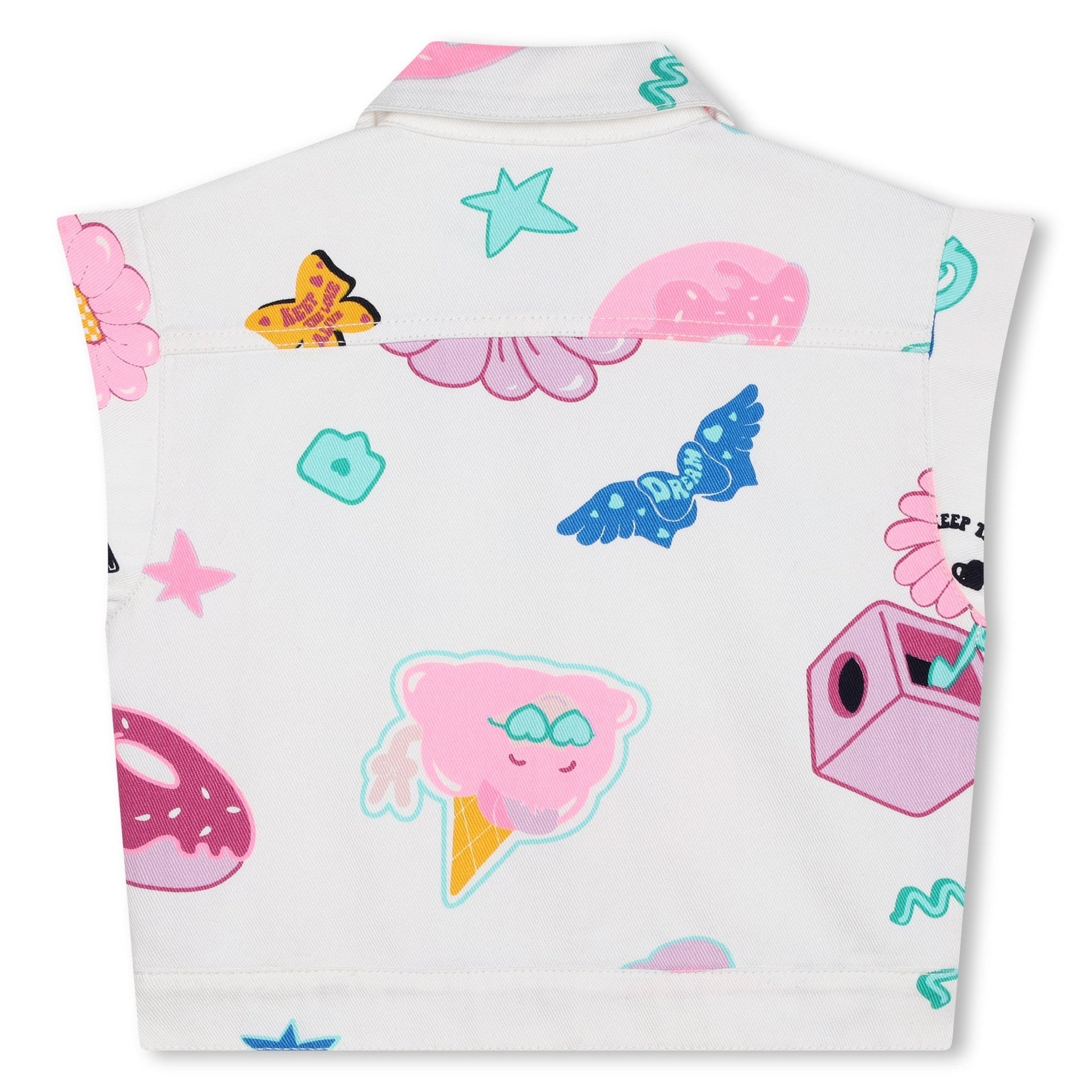 GIACCA DENIM BIANCA BILLIEBLUSH - Angel Luxury