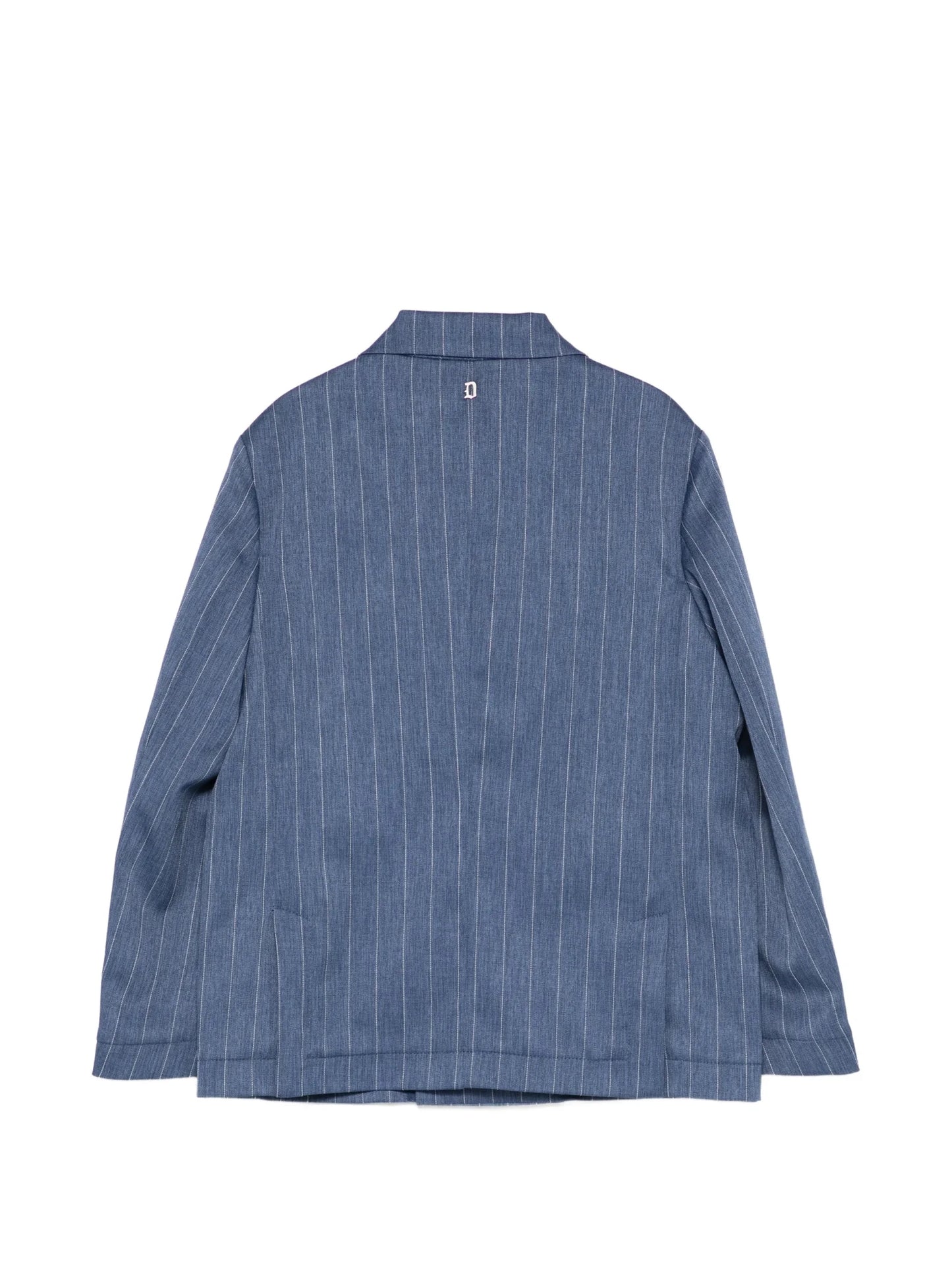 GIACCA DOPPIOPETTO GESSATO BLU DONDUP - Angel Luxury