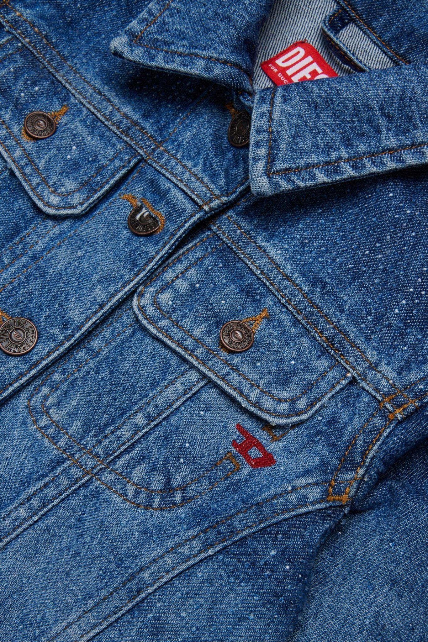 GIACCA IN DENIM BRILLANTINATA - Angel Luxury