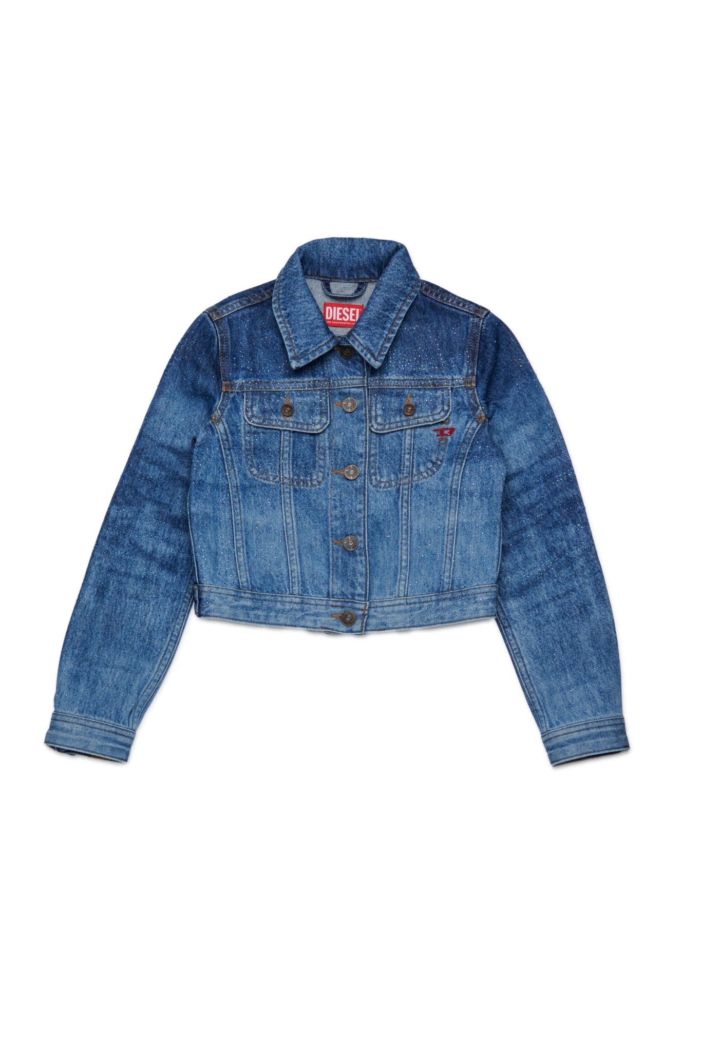 GIACCA IN DENIM BRILLANTINATA - Angel Luxury