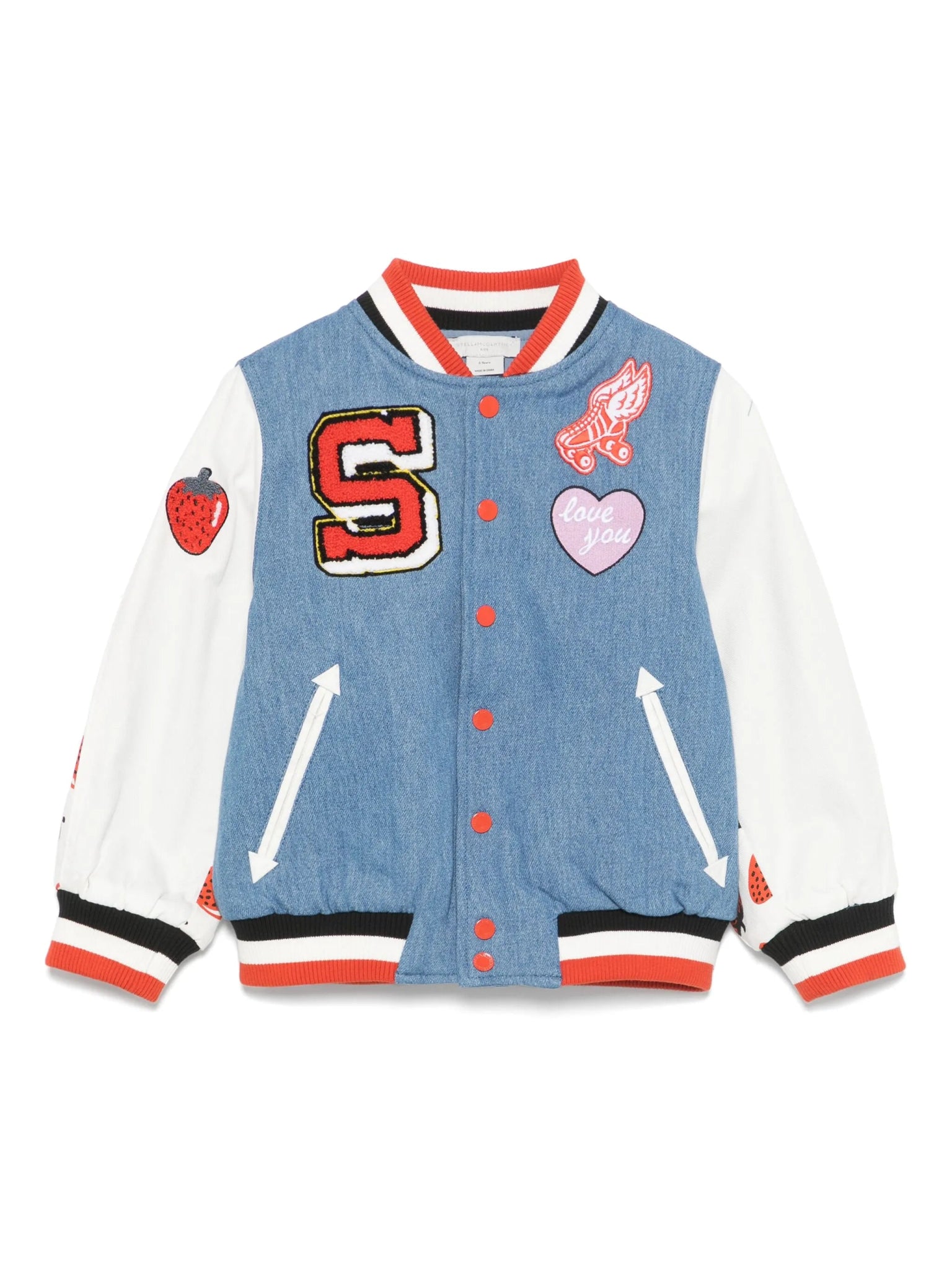 GIACCA IN DENIM CON FRAGOLE STELLA MCCARTNEY - Angel Luxury