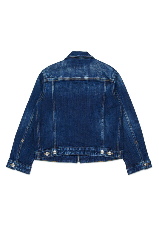 GIACCA IN DENIM CON ZIP E TASCHE DSQUARED2 - Angel Luxury