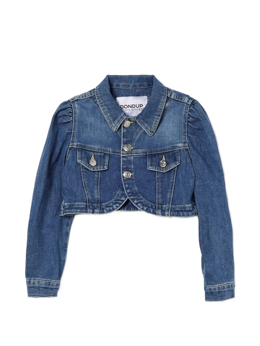 GIACCA IN DENIM CROP DONDUP - Angel Luxury