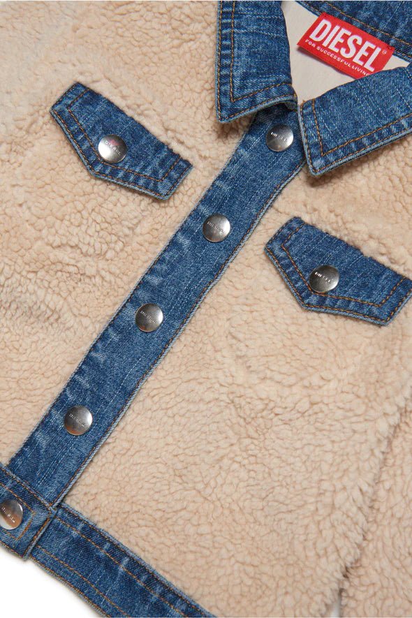 GIACCA IN DENIM E TEDDY DIESEL - Angel Luxury