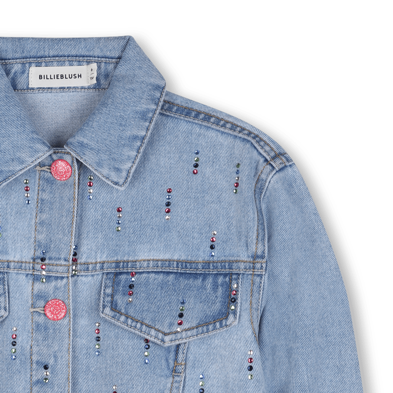 GIACCA IN JEANS CON STRASS BILLIEBLUSH - Angel Luxury