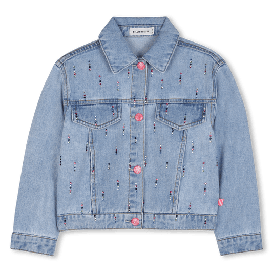 GIACCA IN JEANS CON STRASS BILLIEBLUSH - Angel Luxury