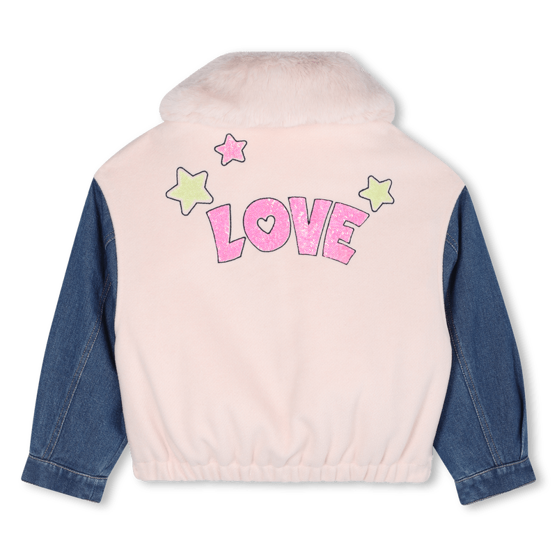 GIACCA IN LANA E MANICHE IN DENIM BILLIEBLUSH - Angel Luxury