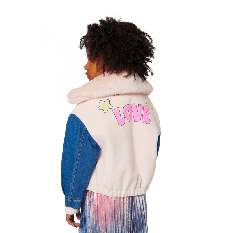 GIACCA IN LANA E MANICHE IN DENIM BILLIEBLUSH - Angel Luxury