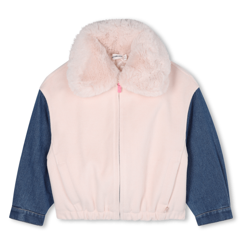 GIACCA IN LANA E MANICHE IN DENIM BILLIEBLUSH - Angel Luxury