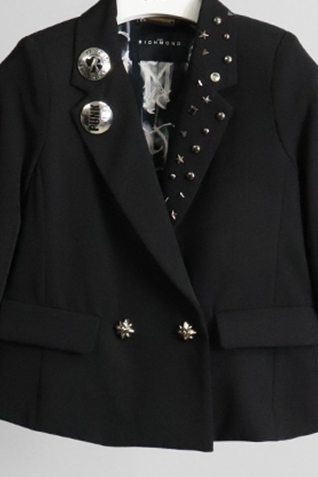Giacca John Richmond nera - Angel Luxury