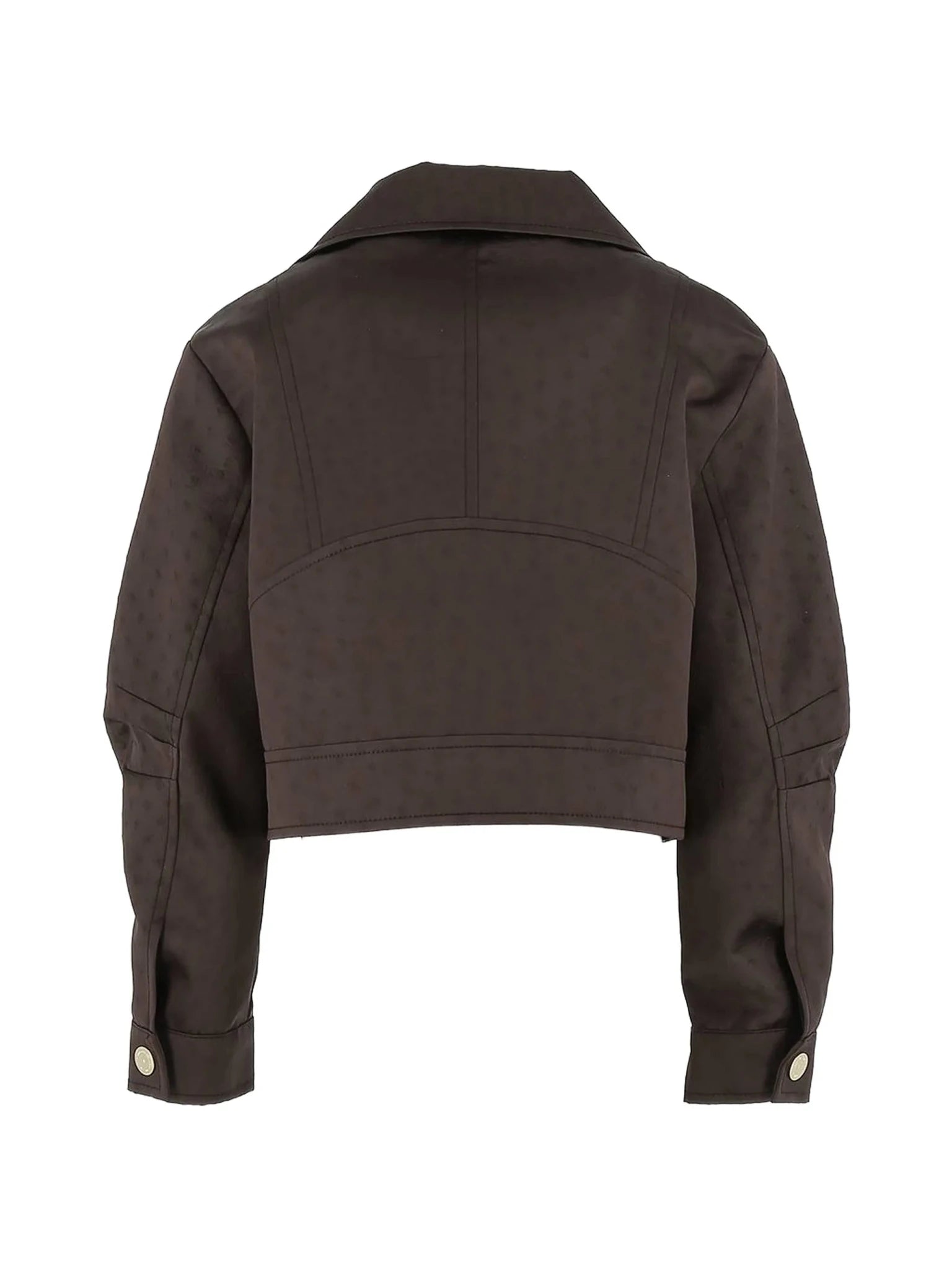 GIACCA MARRONE IL ECOPELLE ELISABETTA FRANCHI - Angel Luxury