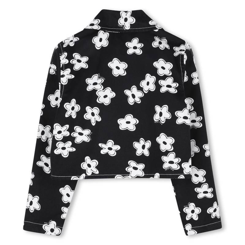 GIACCA NERA CON FIORI BIANCHI MARC JACOBS - Angel Luxury