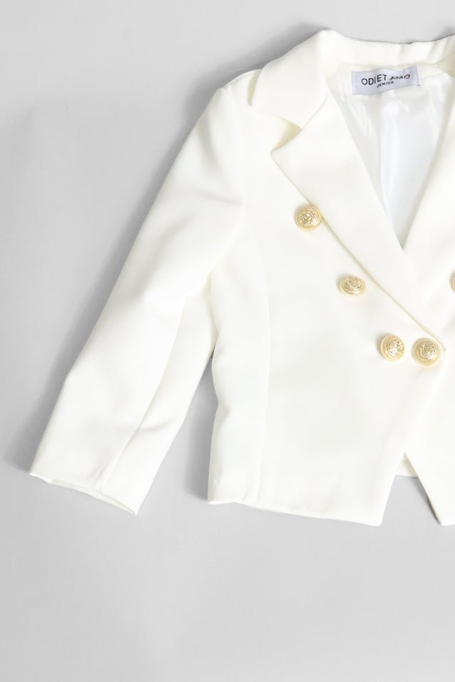 Giacca Odi Et Amo bianca - Angel Luxury