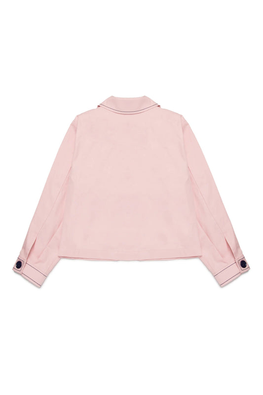 GIACCA ROSA CON BOTTONI E LOGO NERO MARNI - Angel Luxury