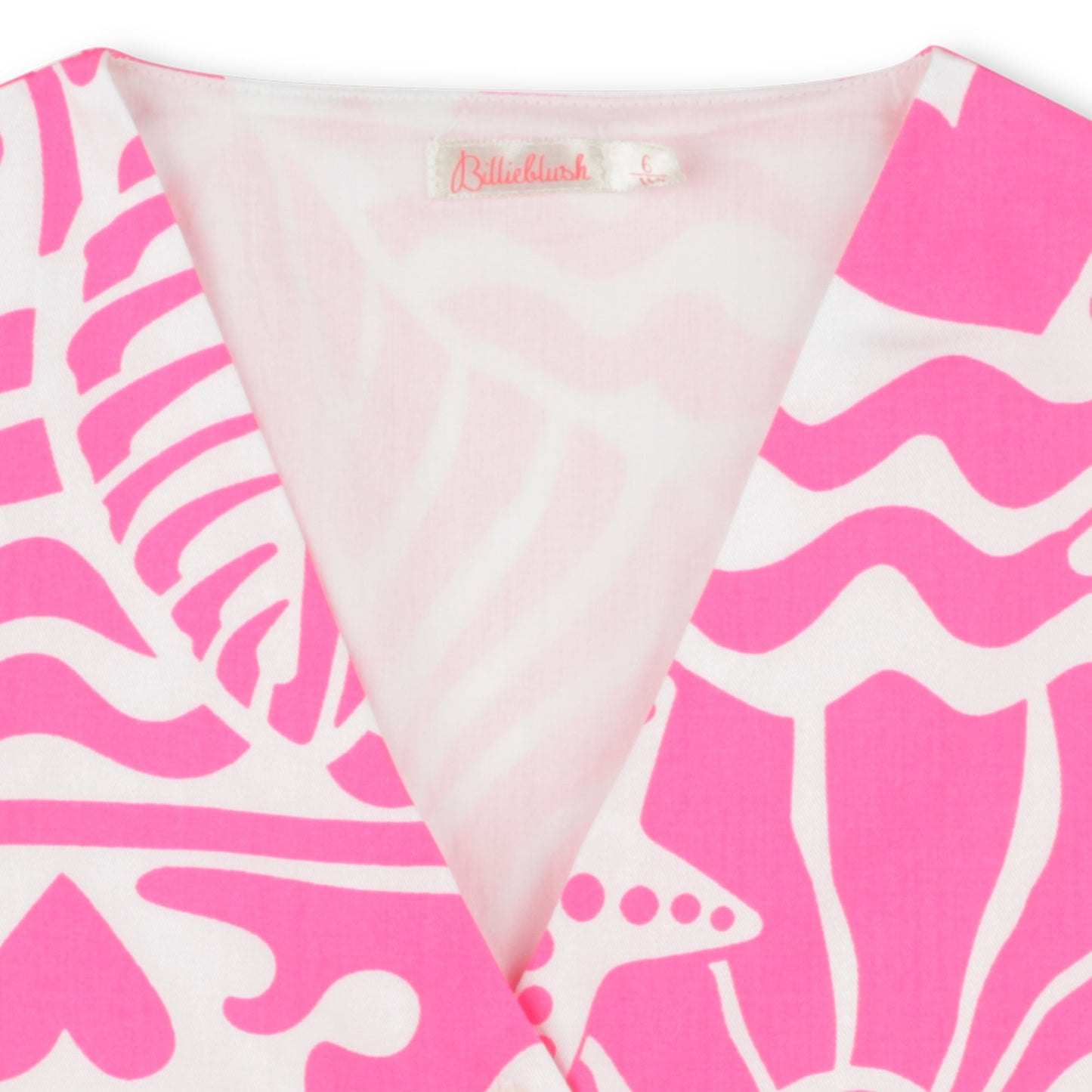 GILET CON FANTASIA BIANCO - ROSA FLUO BILLIEBLUSH - Angel Luxury