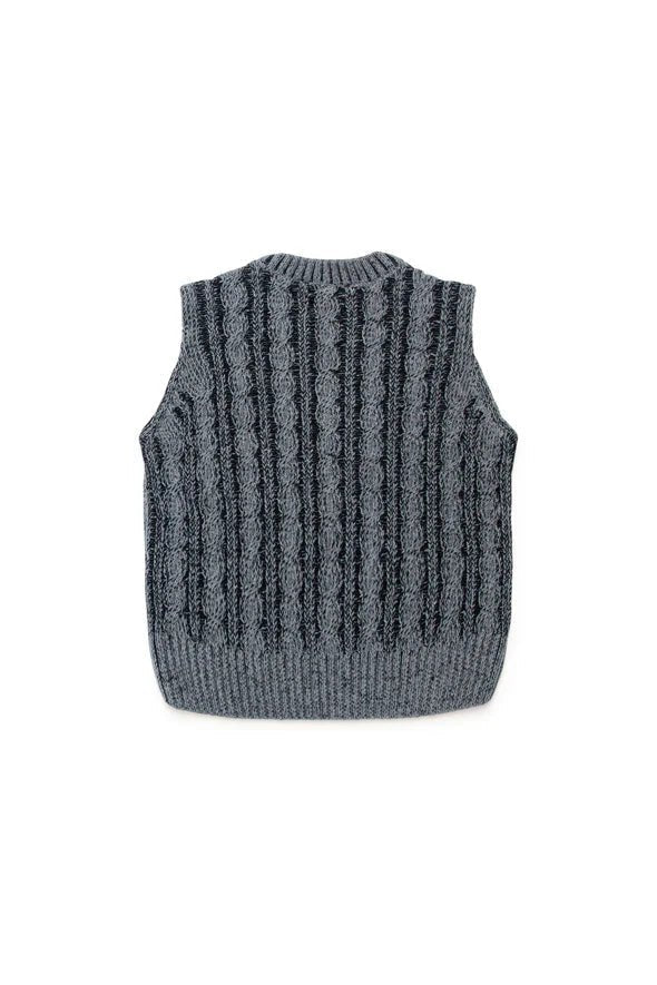 GILET IN TRECCE NERO DIESEL - Angel Luxury