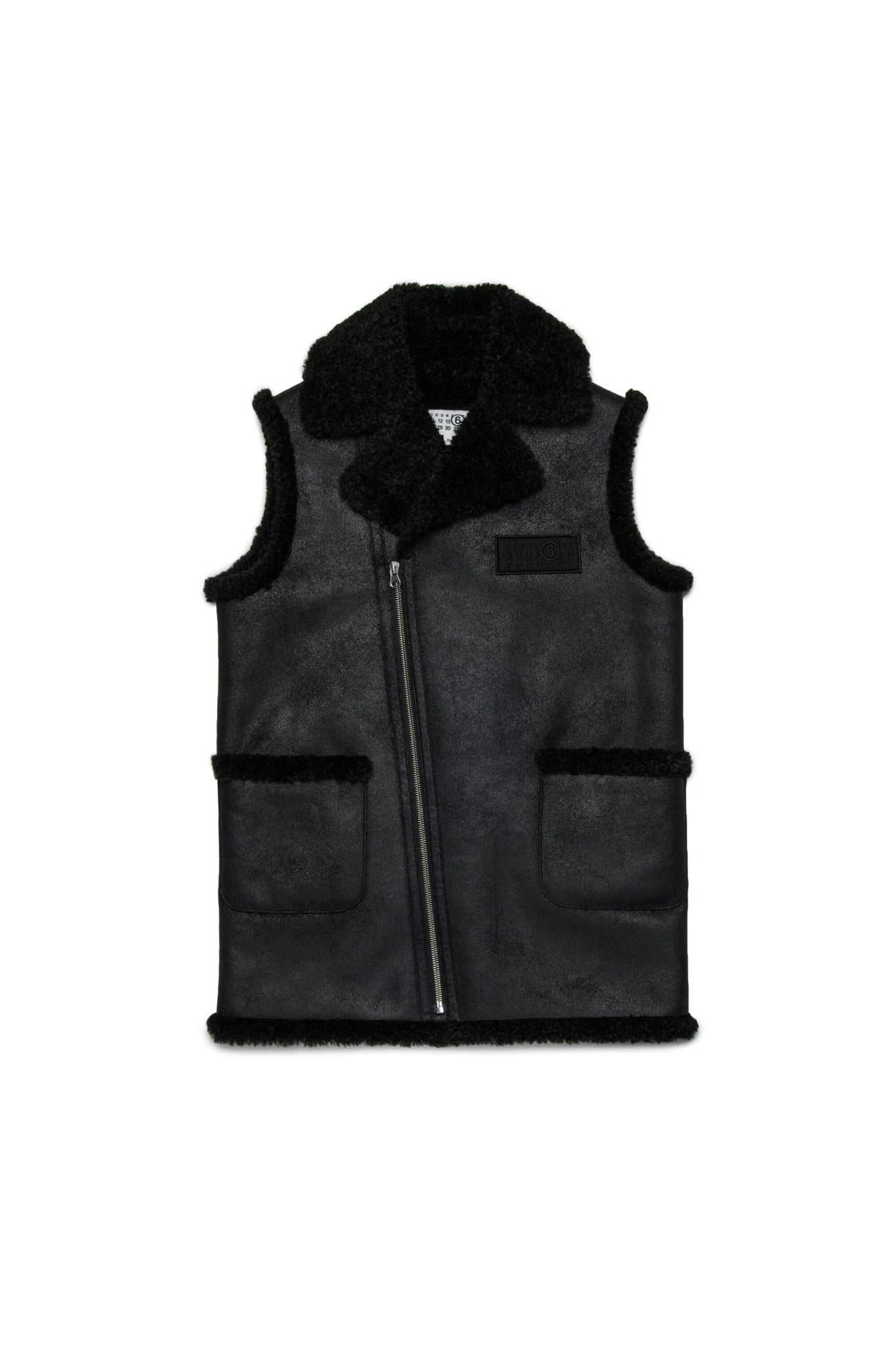 GILET MONTONE NERO MAISON MARGIELA - Angel Luxury