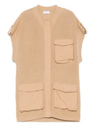 GILET SABBIA CON CIAPPE PINKO - Angel Luxury