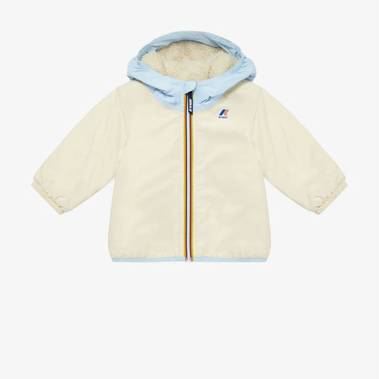 GIUBBINO BEIGE - AZZURRO ORSETTO K - WAY - Angel Luxury