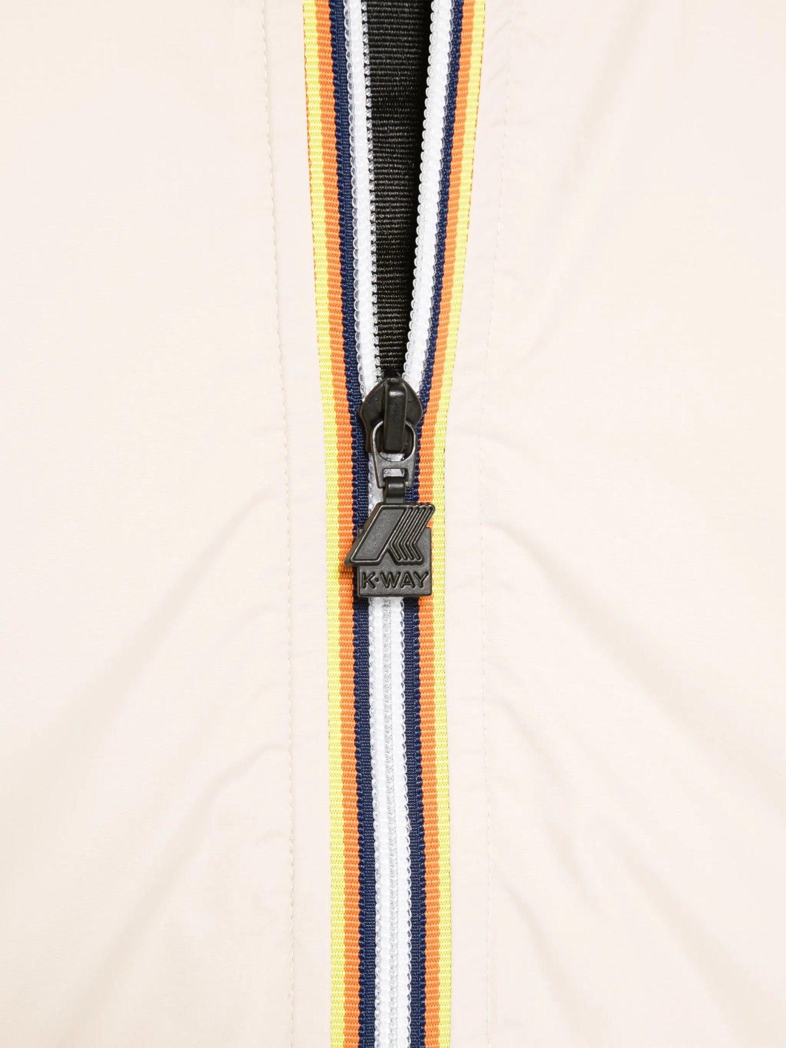 GIUBBINO BICOLORE CORTO ECRU/BIANCA K - WAY - Angel Luxury