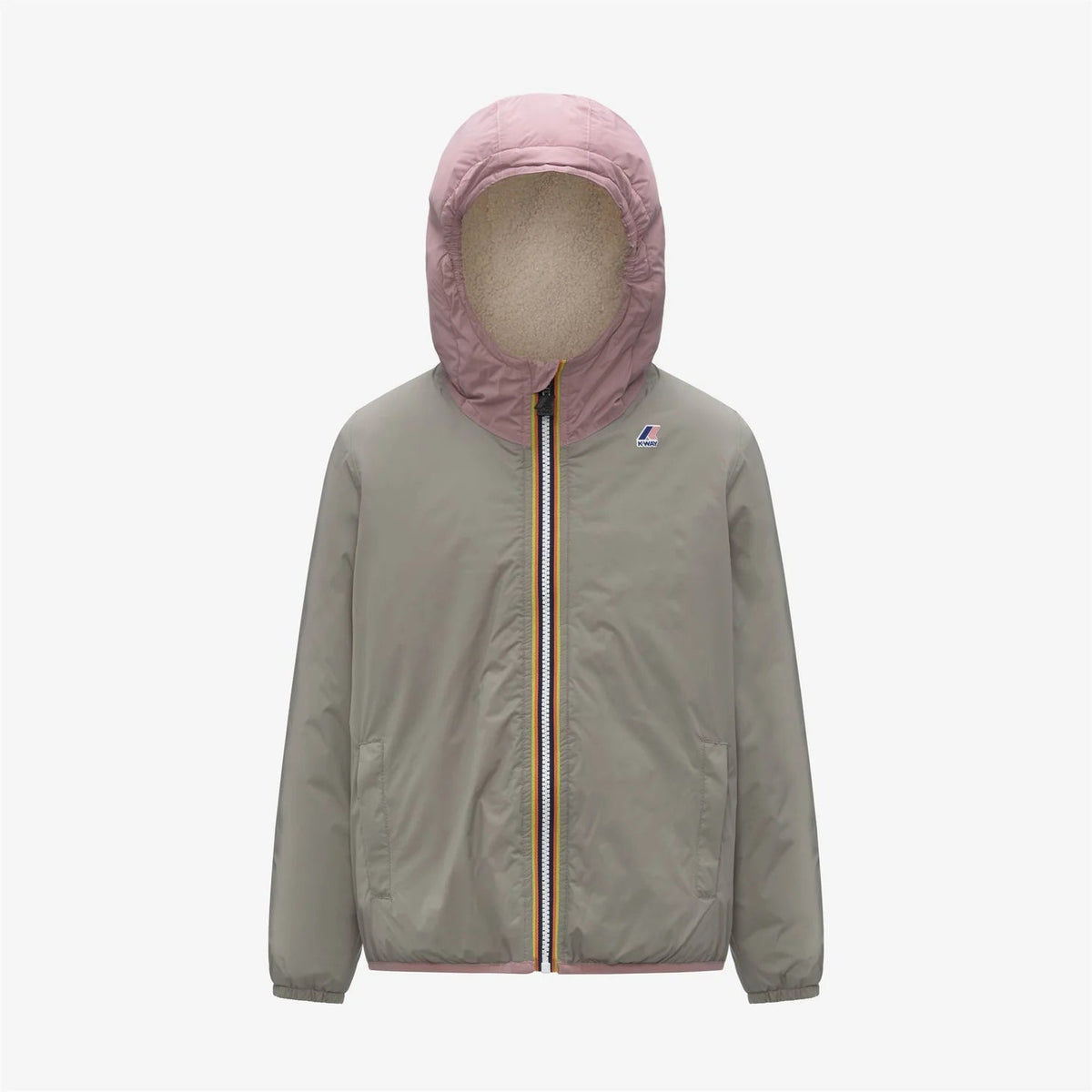 GIUBBINO BICOLORE VERDE/ROSA K - WAY - Angel Luxury