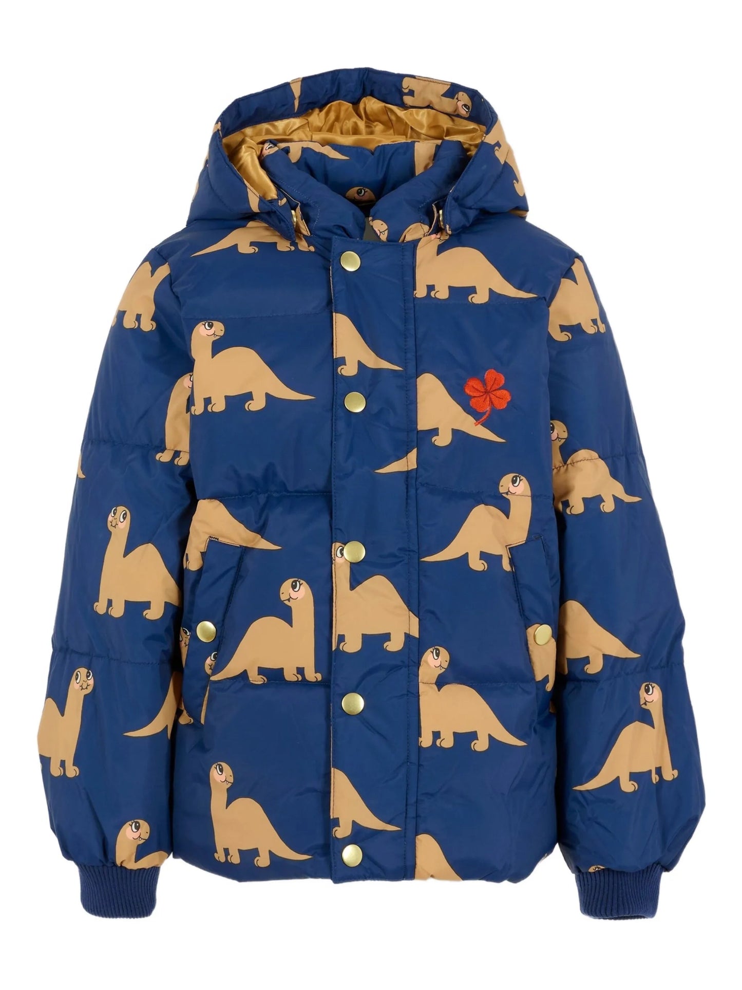GIUBBINO BLU CON STAMPA DINOSAURO MINI RODINI - Angel Luxury