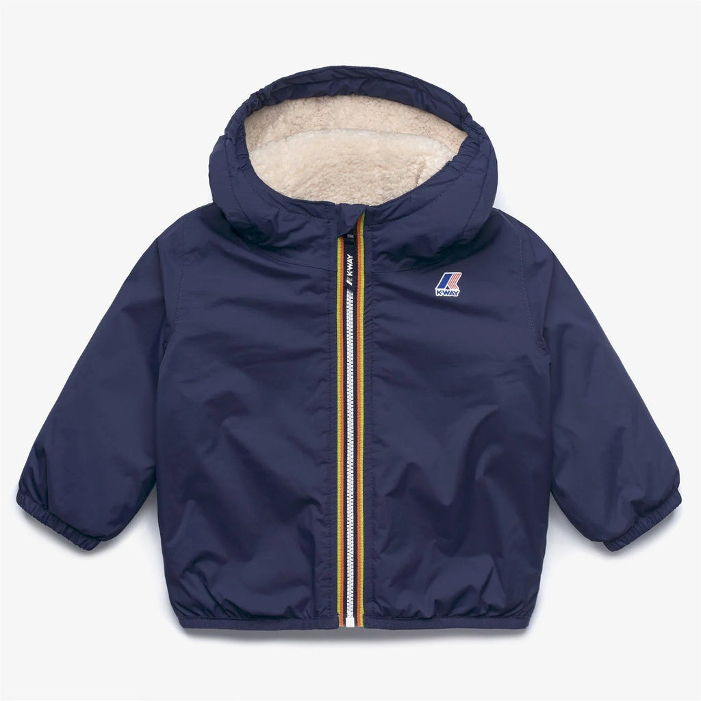 GIUBBINO BLU TEDDY K - WAY - Angel Luxury