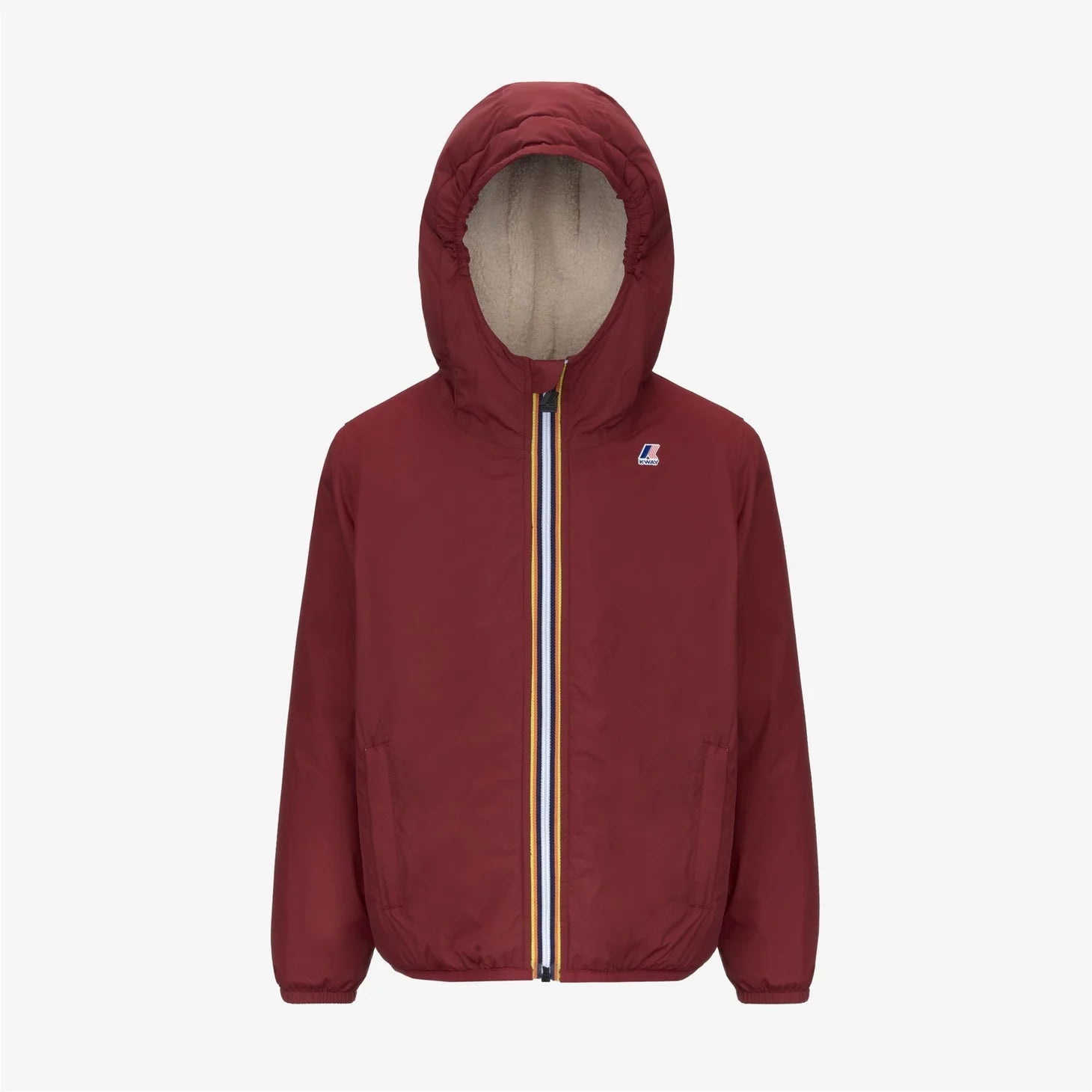 GIUBBINO BORDEAUX TEDDY K - WAY - Angel Luxury