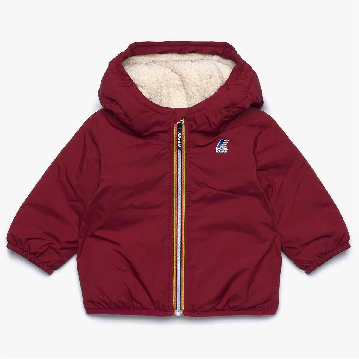 GIUBBINO BORDEAUX TEDDY K - WAY - Angel Luxury