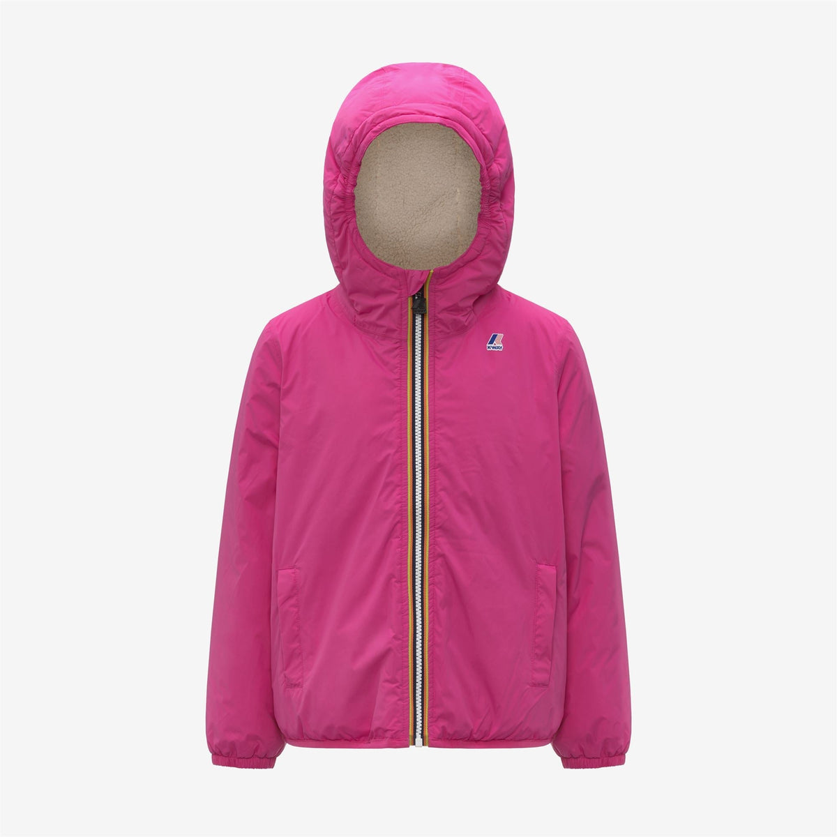 GIUBBINO FUCSIA ORSETTO K - WAY - Angel Luxury