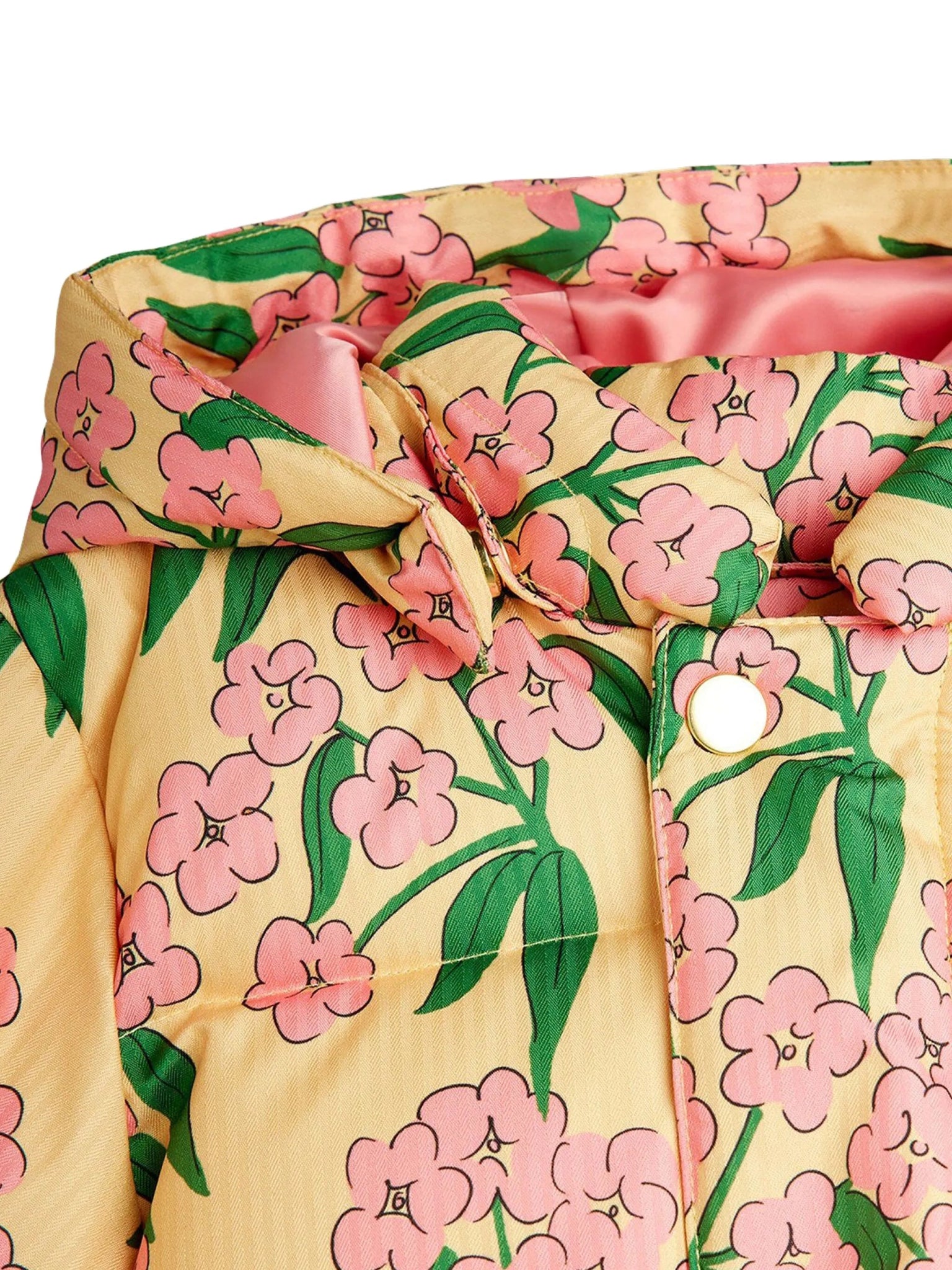 GIUBBINO GIALLO FLOREALE MINI RODINI - Angel Luxury