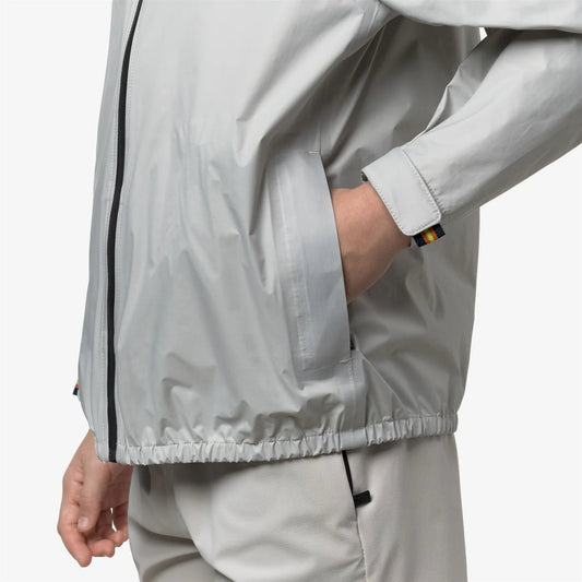 GIUBBINO GRIGIO CON LOGO NERO K - WAY - Angel Luxury