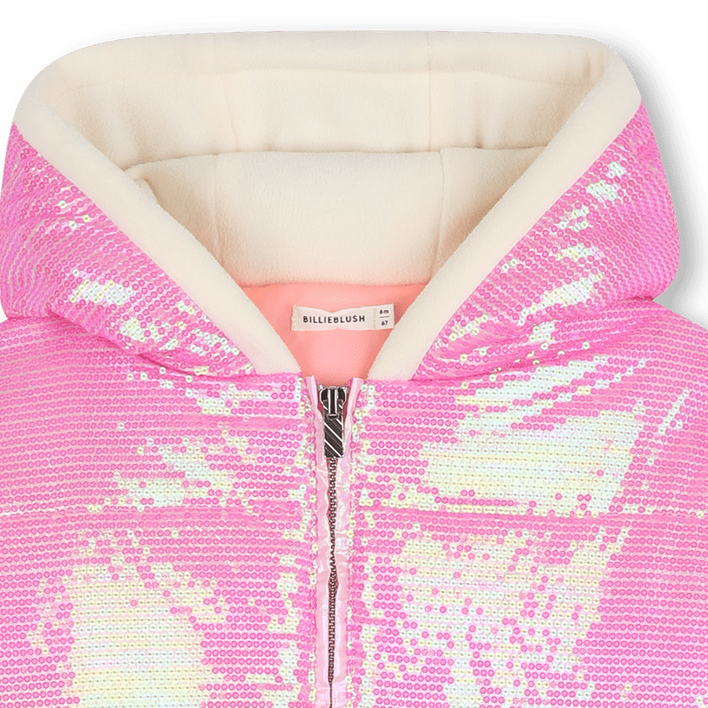GIUBBINO IN PAILLETTES ROSA BILLIEBLUSH - Angel Luxury