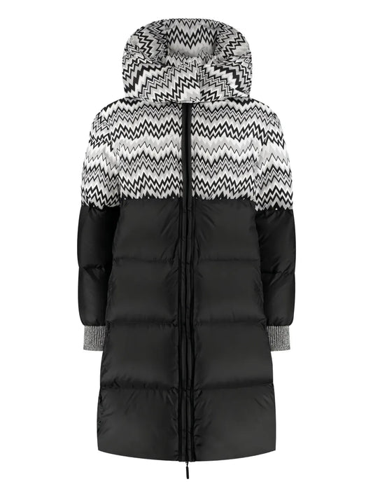 GIUBBINO LUNGO BIANCO/NERO MISSONI - Angel Luxury