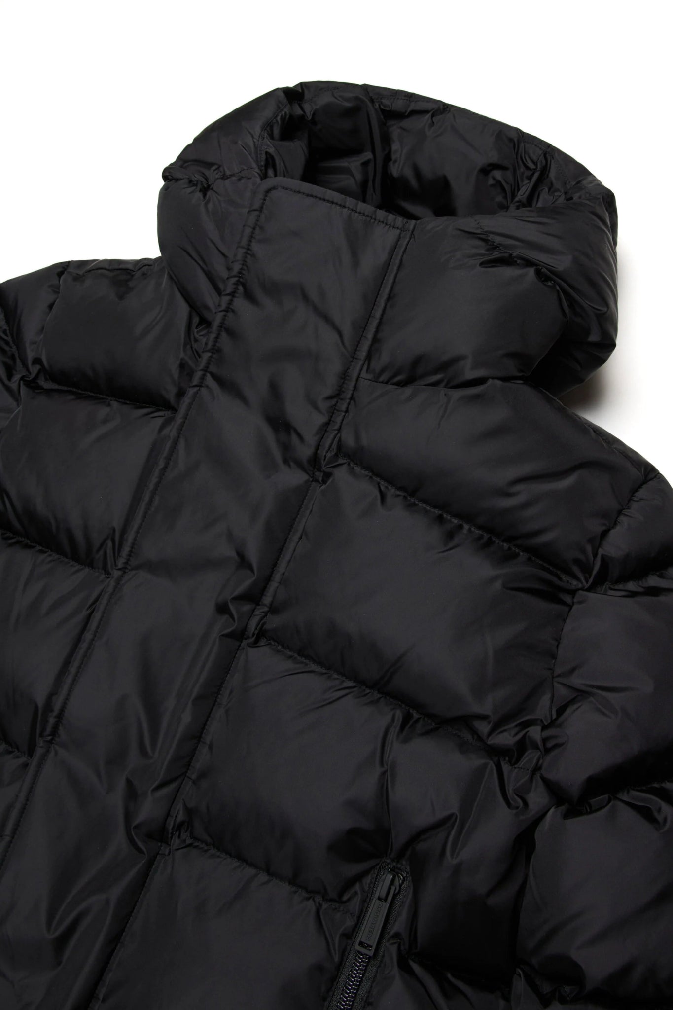 GIUBBINO NERO CON LOGO BIANCO DSQUARED2 - Angel Luxury