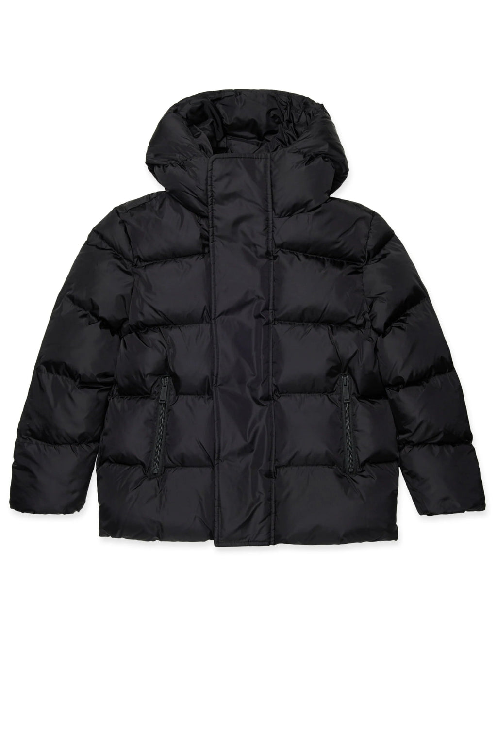 GIUBBINO NERO CON LOGO BIANCO DSQUARED2 - Angel Luxury