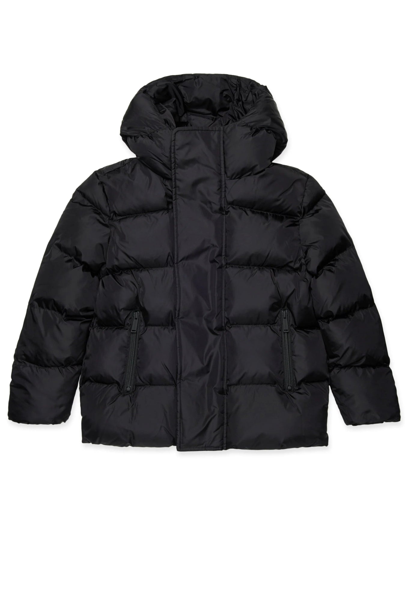 GIUBBINO NERO CON LOGO BIANCO DSQUARED2 - Angel Luxury
