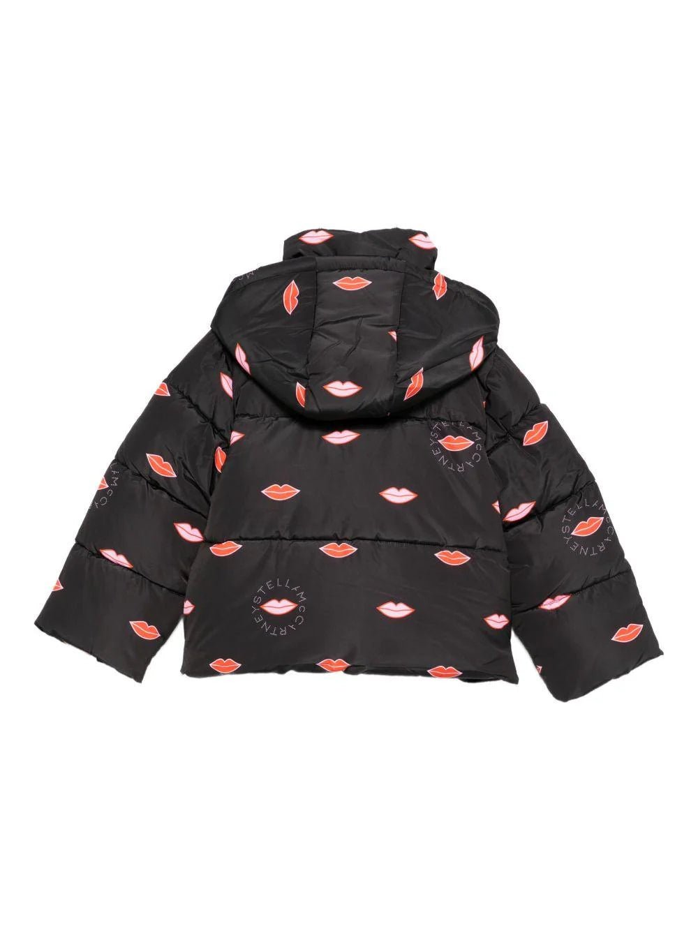 GIUBBINO NERO CON STAMPA BACI STELLA MCCARTNEY - Angel Luxury