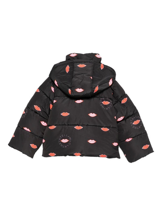 GIUBBINO NERO CON STAMPA BACI STELLA MCCARTNEY - Angel Luxury