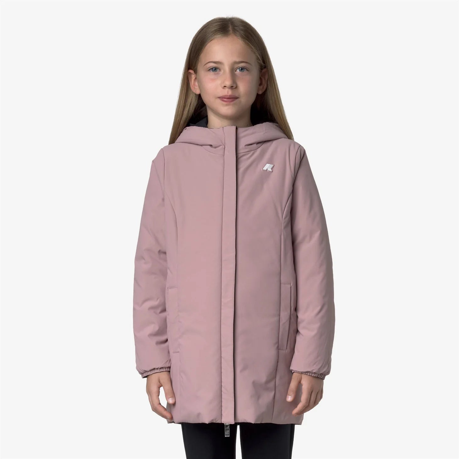 GIUBBINO REVERSIBILE NERO/ROSA K - WAY - Angel Luxury