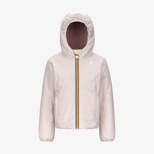 GIUBBINO REVERSIBILE ROSA CHIARO/ROSA CIPOLLA K - WAY - Angel Luxury