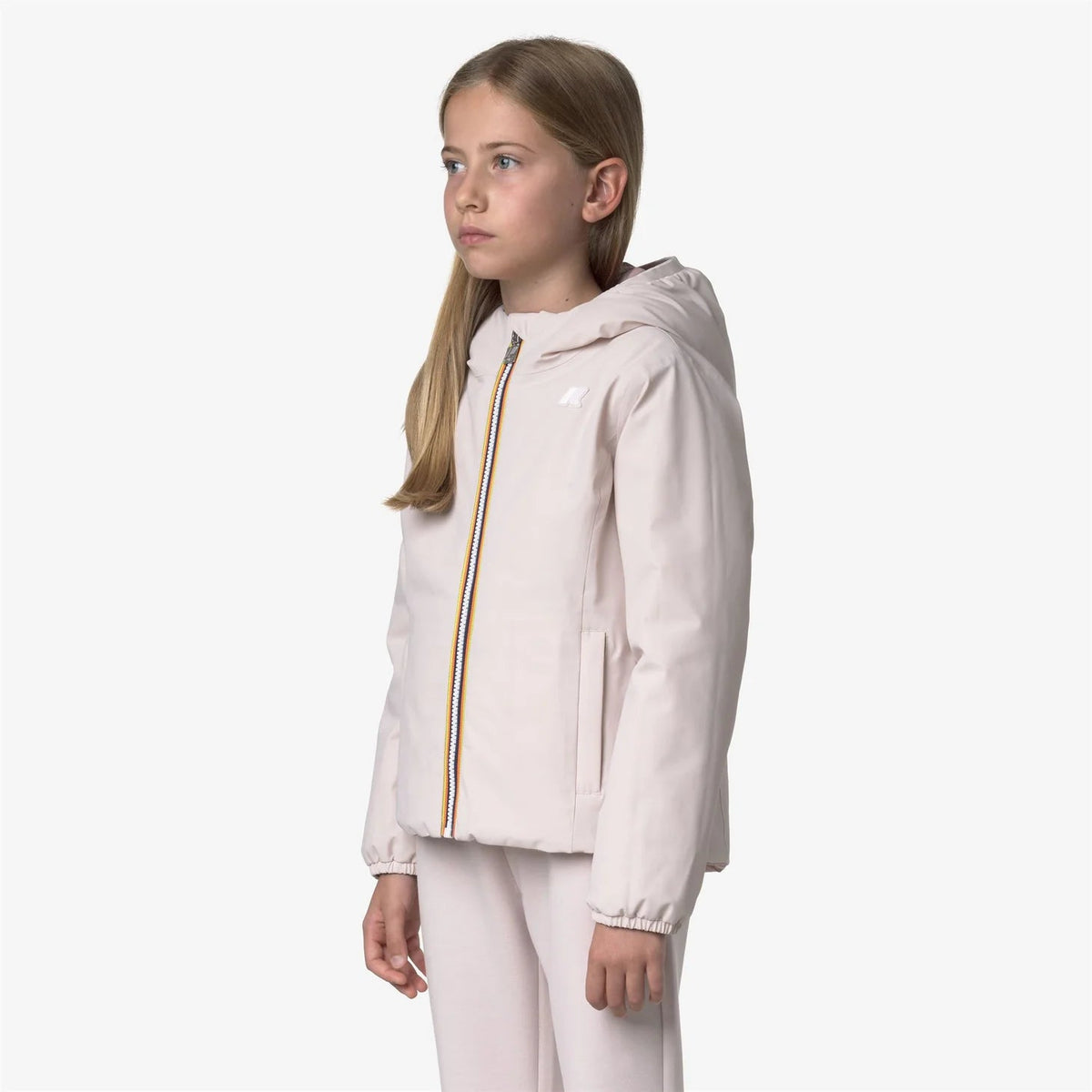 GIUBBINO REVERSIBILE ROSA CHIARO/ROSA CIPOLLA K - WAY - Angel Luxury